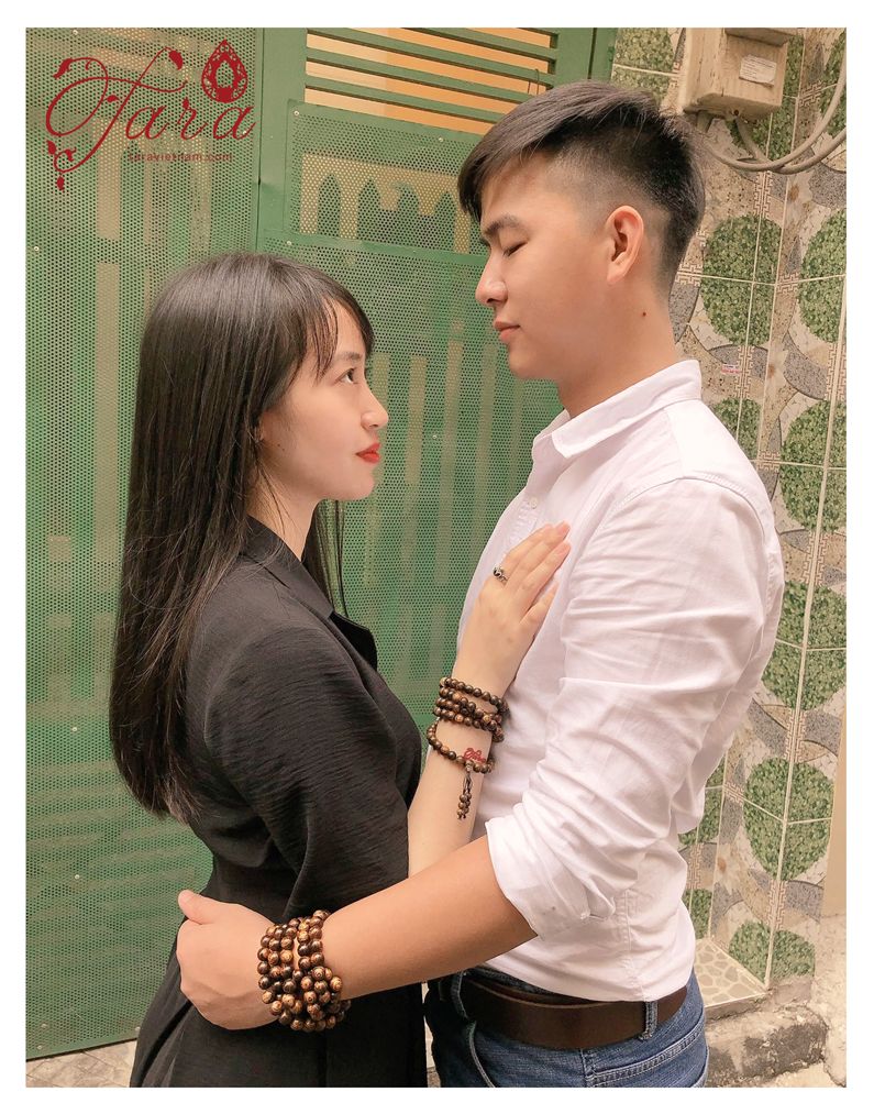 Vòng cặp Trầm Hương 108 hạt