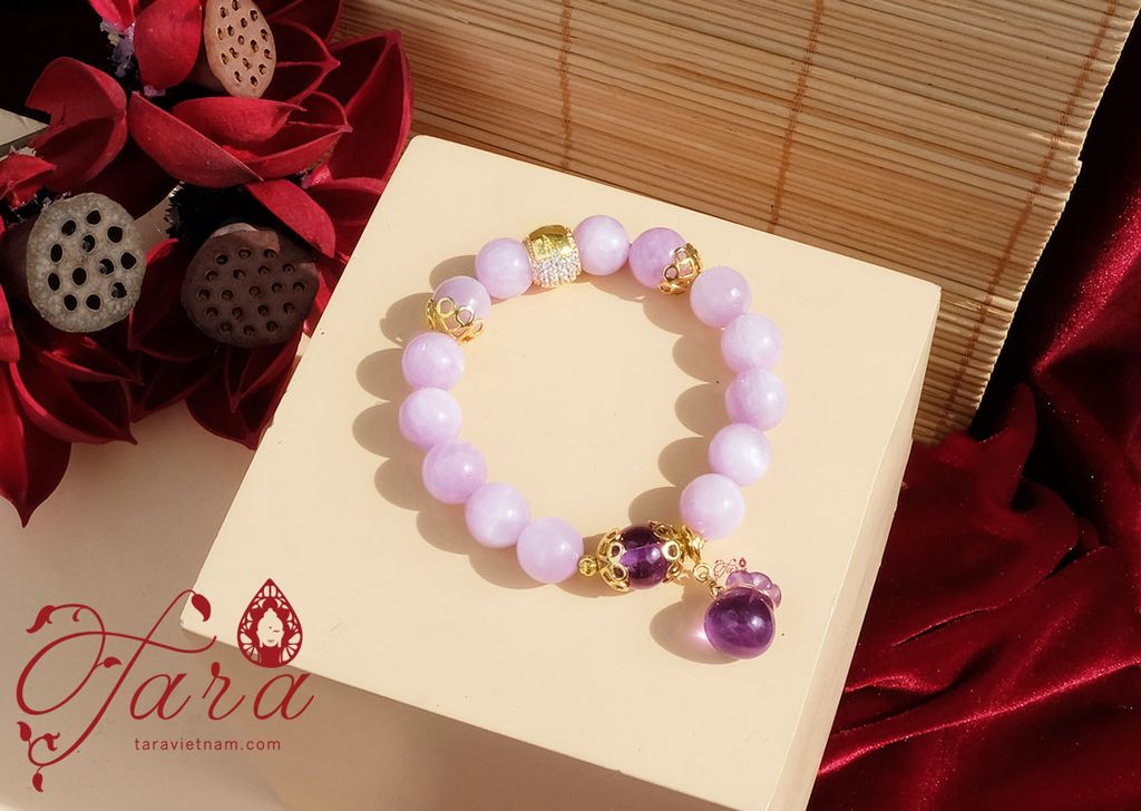  Kunzite và Thạch Anh Tím Ngọt Ngào 