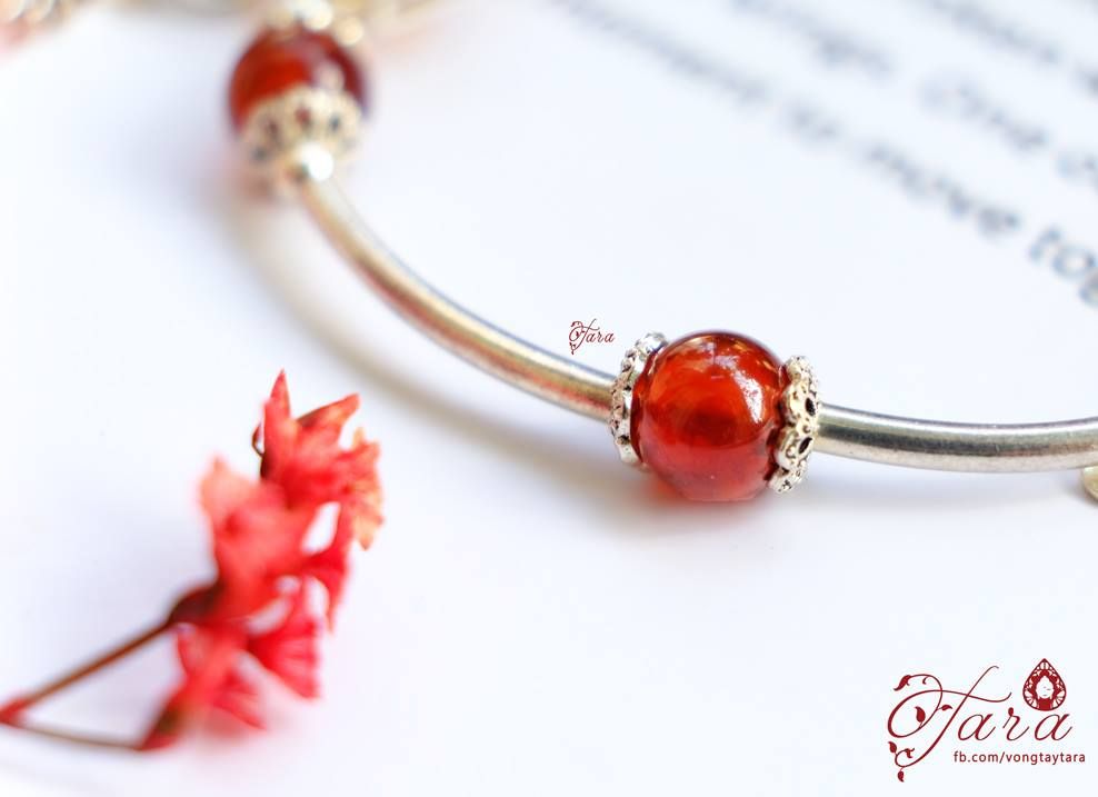 Garnet mix Thạch Anh Tóc Đỏ