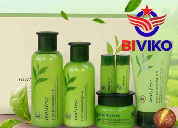Bộ Dưỡng Da 6 Món Innisfree Trà Xanh Hàn Quốc - Dưỡng da Trà Xanh
