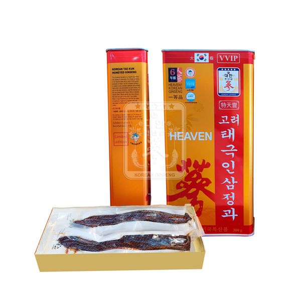 Thiên sâm tẩm mật ong nguyên củ VVIP – 300g