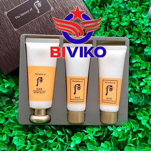 Set Kem Chống Nắng Bảo Vệ Da Whoo Essential Sun Cream SPF50+/PA+++