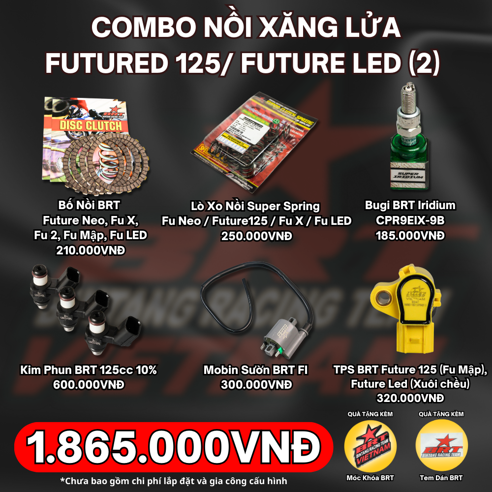 Combo BRT Nồi Xăng Lửa Future 125/ Future LED (2)