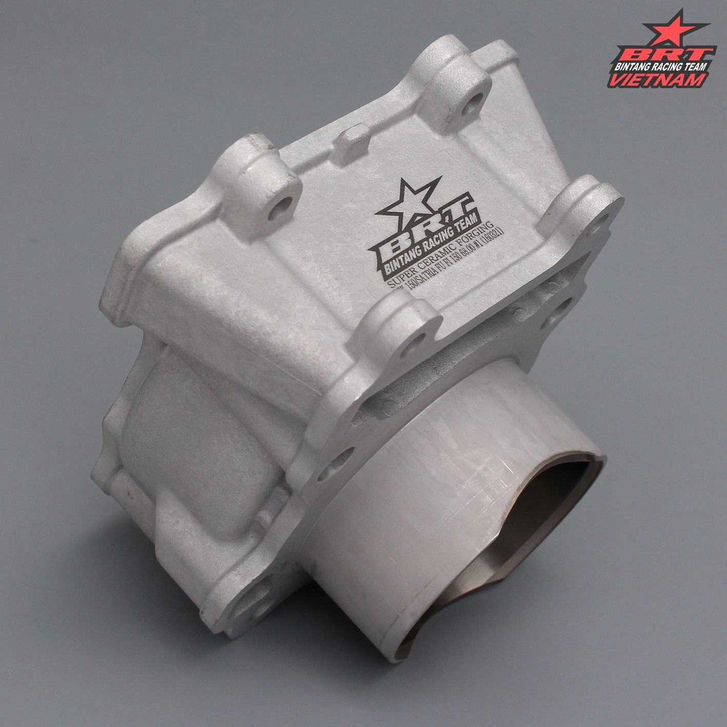 Lòng BRT Nhôm nén + Piston BRT 68.00 Móc mắt CNC Satria / GSX