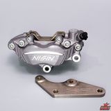 Heo dầu R3 / MT03 / XMAX Samurai Nissin Brake 4 Pis Xám Silver