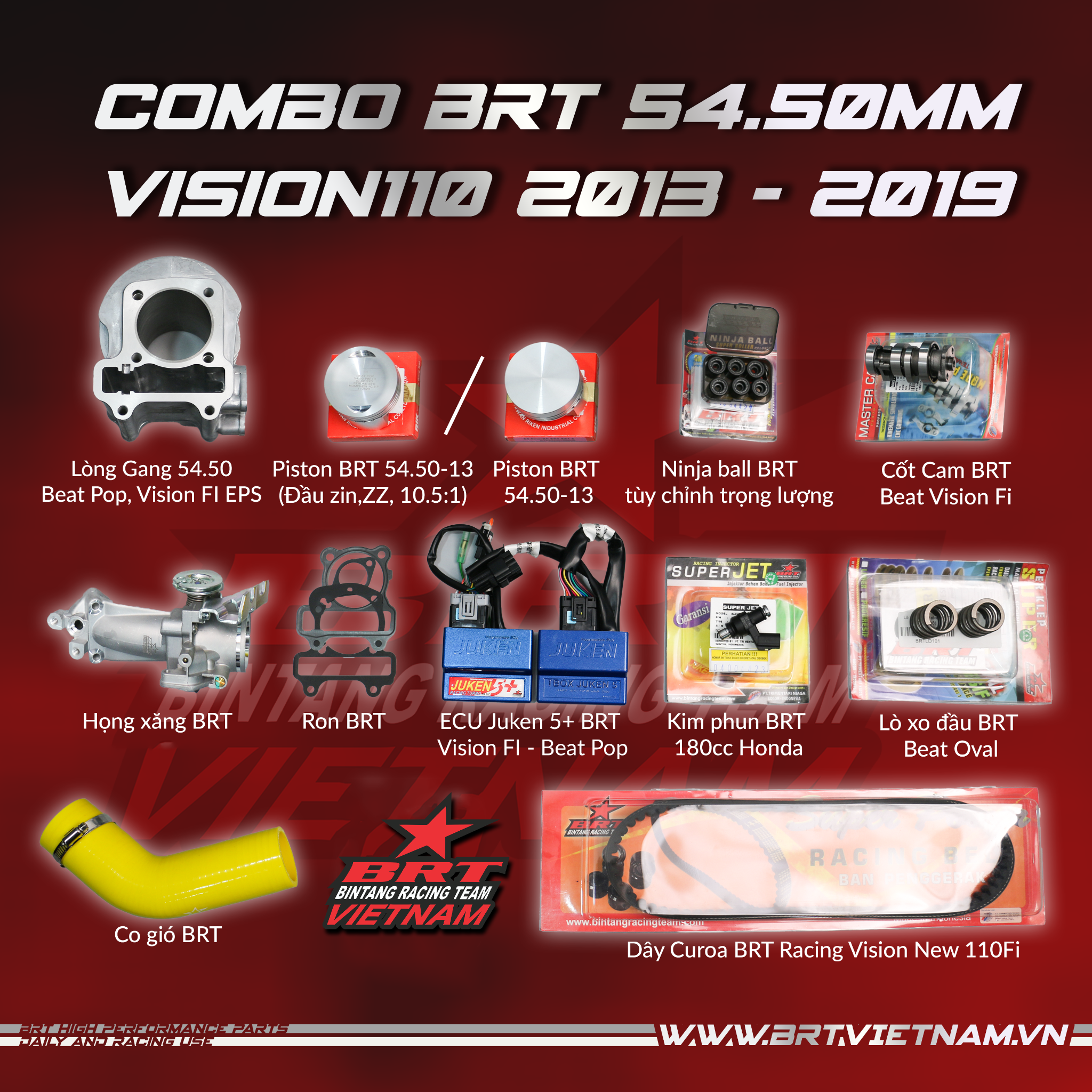 Combo BRT Vision Fi 54.50mm (Street)