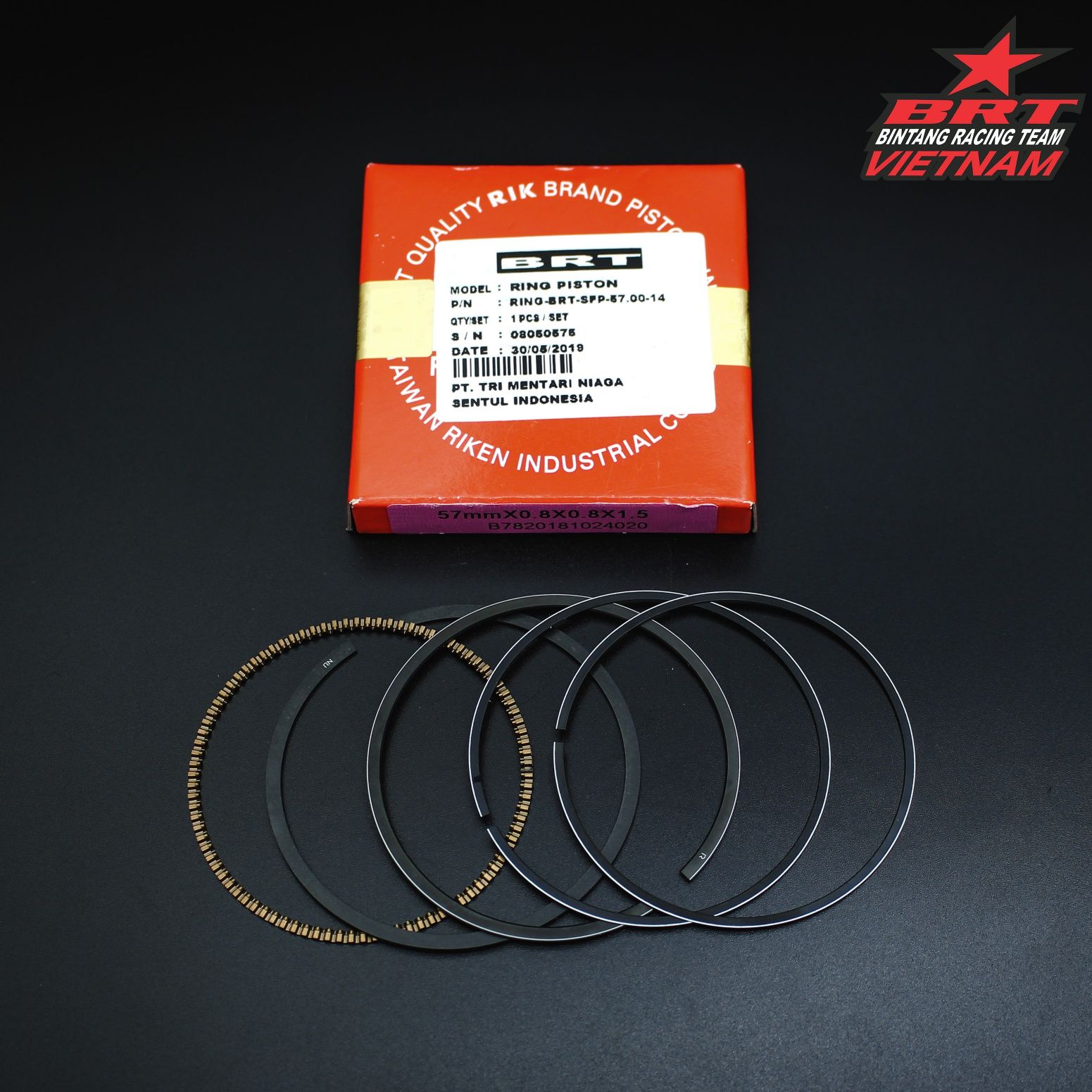 Bạc Piston BRT 57.00-14 Pin
