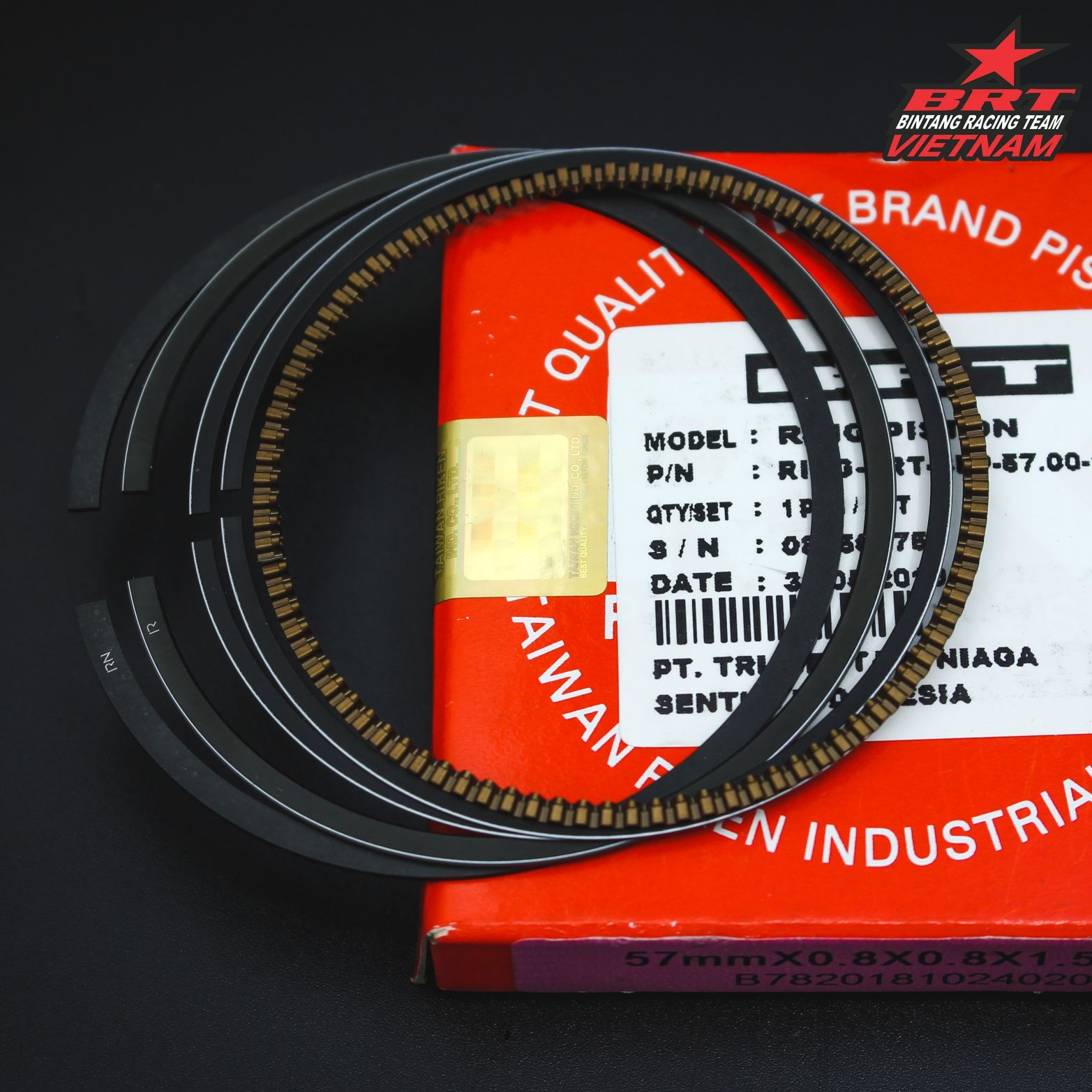 Bạc Piston BRT 57.00-14 Pin