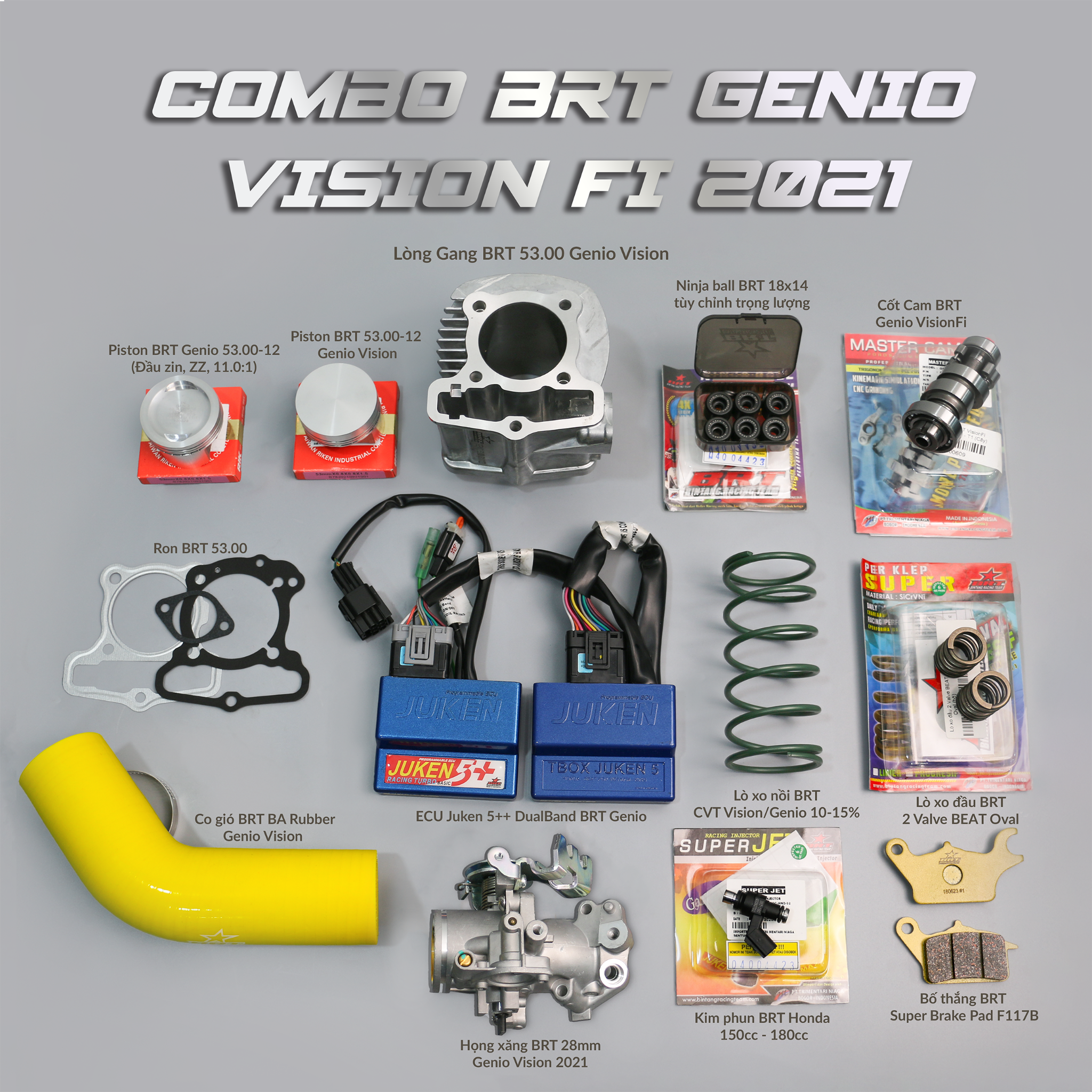  Combo BRT Genio Vision Fi 53.00mm KOJ K2C (Street) 