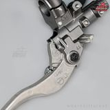 Tay thắng dầu TRÁI Axial 12.7mm Bạc (SILVER)