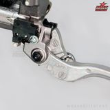 Tay thắng dầu Samurai Axial 12.7mm phải - BẠC (SILVER)