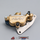 Heo dầu Samurai Nissin Brake 2 Pis Satria/Raider/GSX Suzuki - Màu Vàng Đồng