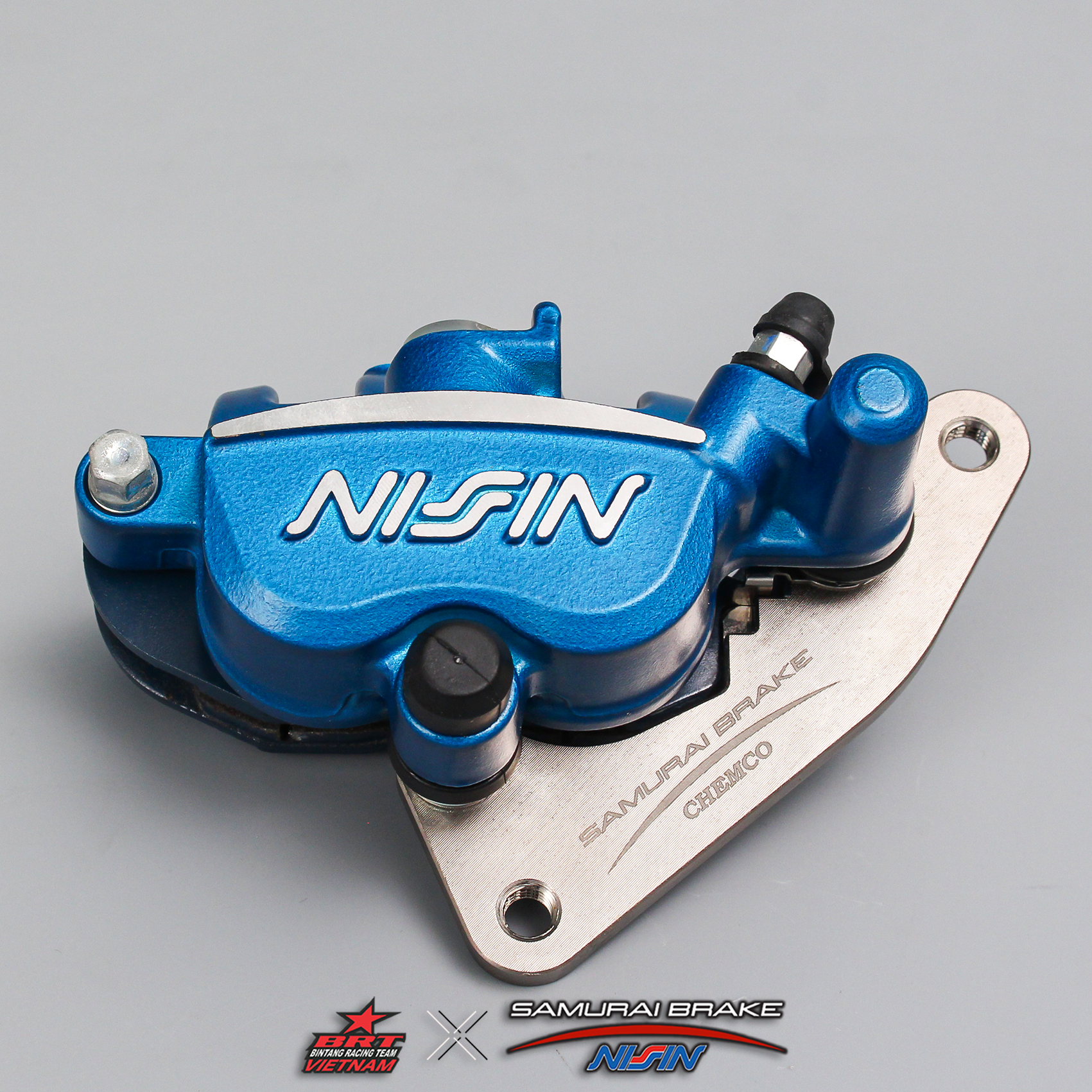 Heo dầu Samurai Nissin Brake 2 Pis Sonic - Màu Xanh Dương