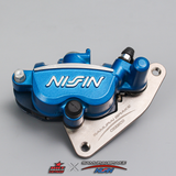 Heo dầu Samurai Nissin Brake 2 Pis Yamaha Exciter 135/ X-Ride/ Mio - Màu Xanh Dương