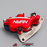 Heo dầu Samurai Nissin Brake 2 Pis Exciter 150 Yamaha - Màu Đỏ