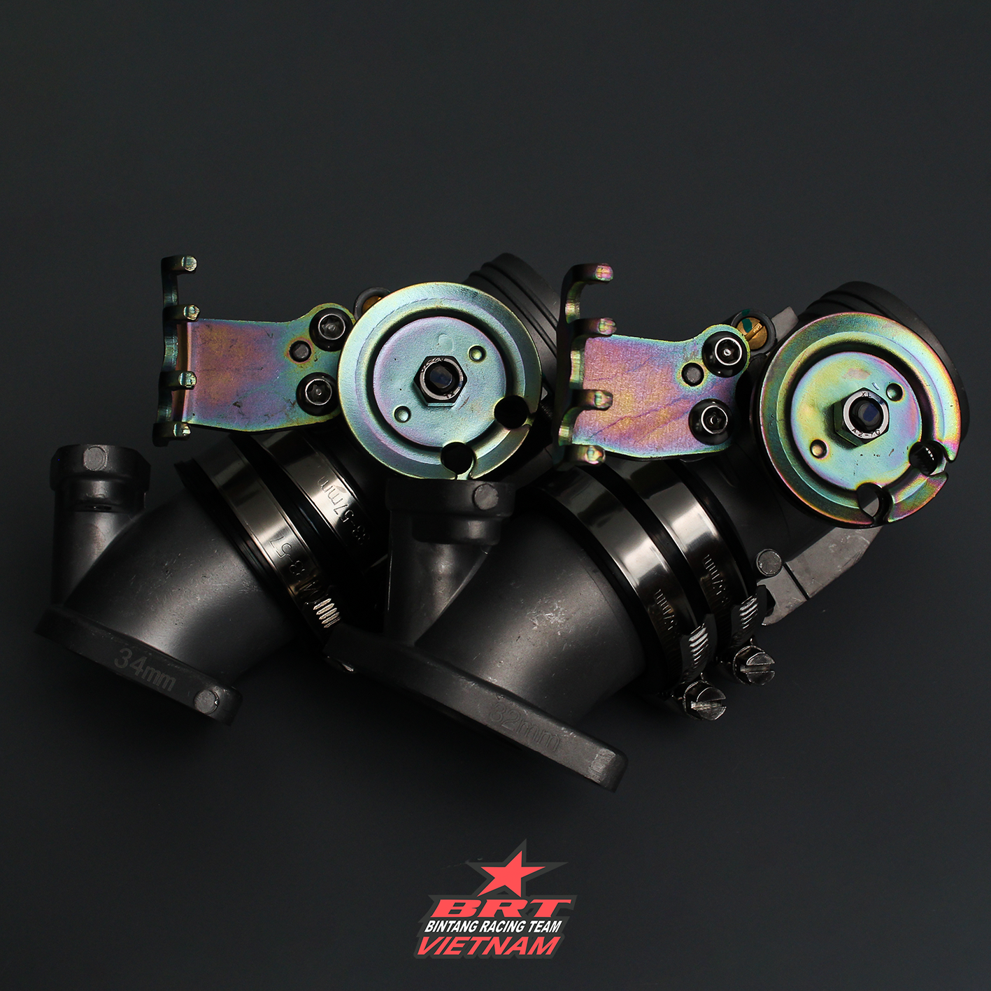 Họng xăng BRT 34mm Exciter/ Fz150/ R15v2/ TFX