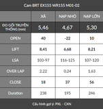 Cam BRT Ex155 WR155 (1 Chốt bánh cam)