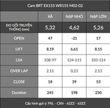 Cam BRT Ex155 WR155 (1 Chốt bánh cam)