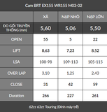 Cam BRT Ex155 WR155 (1 Chốt bánh cam)