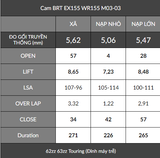 Cam BRT Ex155 WR155 (1 Chốt bánh cam)