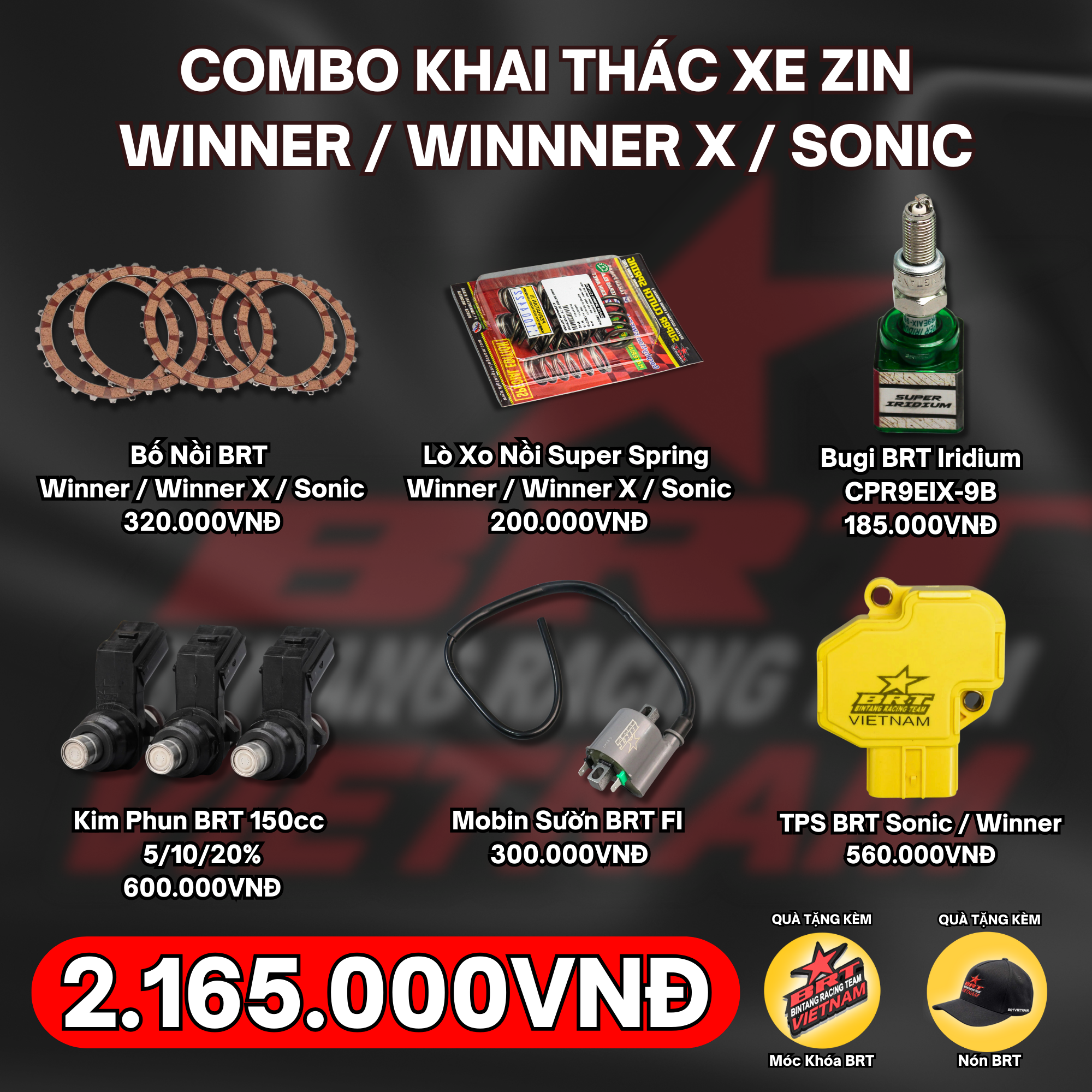 Combo Khai Thác Xe Zin Winner / Winner X / Sonic