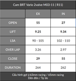  Cam BRT Vario Airblade Click PCX SH (2 valve) 