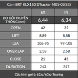 Cam BRT KLX150 / DTracker150 + Cò lăn