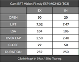Cam BRT Beat Vision Fi K44 (máy Esp)