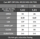 Cam BRT CRF 150 / XR150
