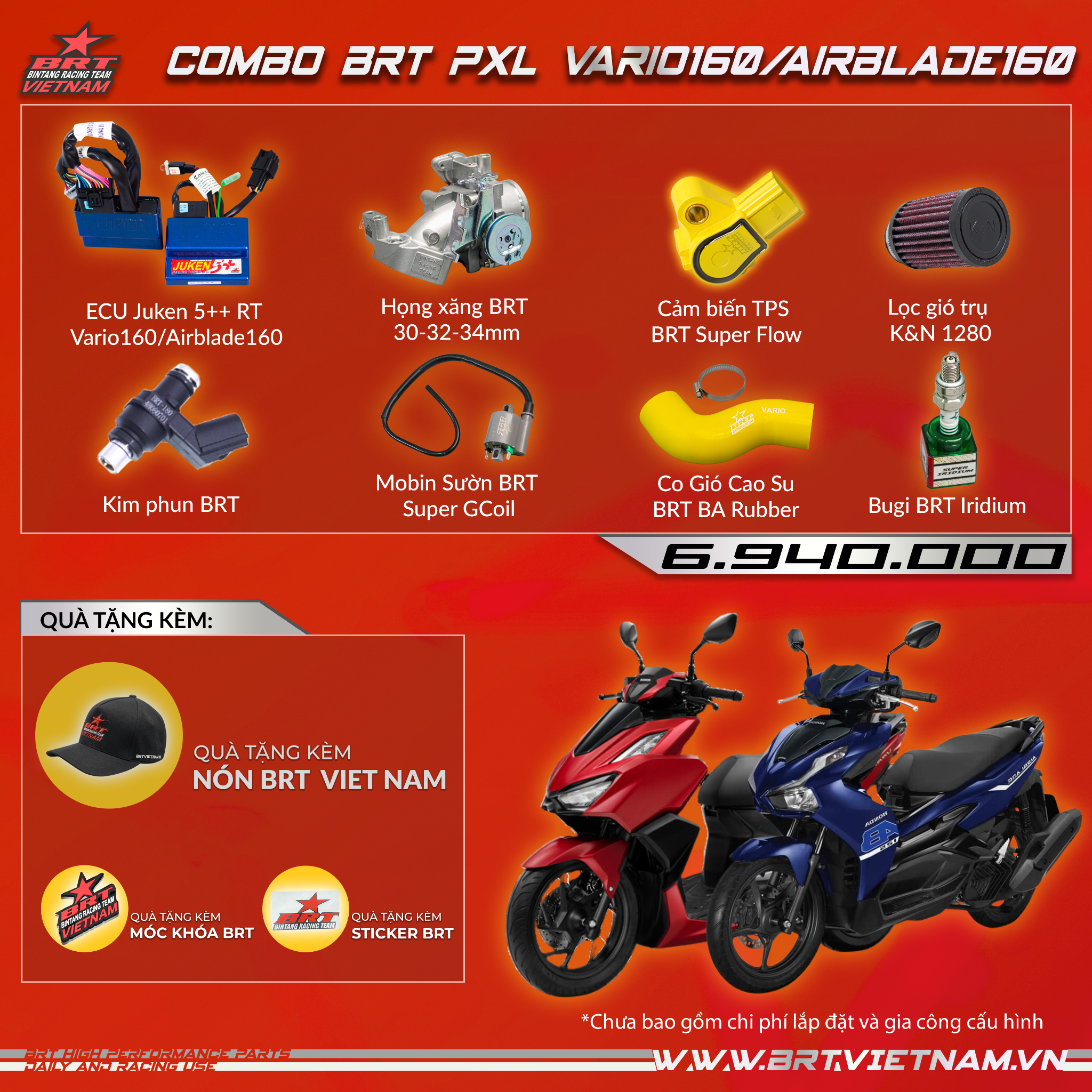 Combo PXL BRT Vario160/Airblade160