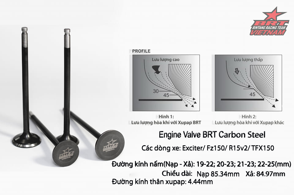 Xupap BRT 19/22 Exciter / Fz150 / R15 v2 / TFX150