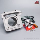 Bộ Lòng Trái 66 BRT: Lòng Ceramic và Piston nén 66mm Raider xăng cơ/ Satria xăng cơ/ Belang