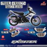  Bố thắng BRT Ceramic EXCITER 135 (2PISTON), AXELO, JUPITER GRAVITA, JUPITER V, NOUVO 1 2 3, RAIDER XĂNG CƠ TRƯỚC - SUPRA X 125: 8028 