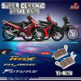 Bố thắng đĩa trước BRT Ceramic (Winner/Winner X/SONIC150/FUTURE MẬP/FU LED/WAVE S 110/HAYATE/BLADE) (8076).