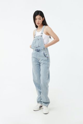  Quần Yếm Nữ TheBlueTshirt The Original Denim Overalls - Painter Vintage Wash 