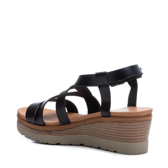 Giày Sandal Nữ Xti Black Pu Ladies Sandals