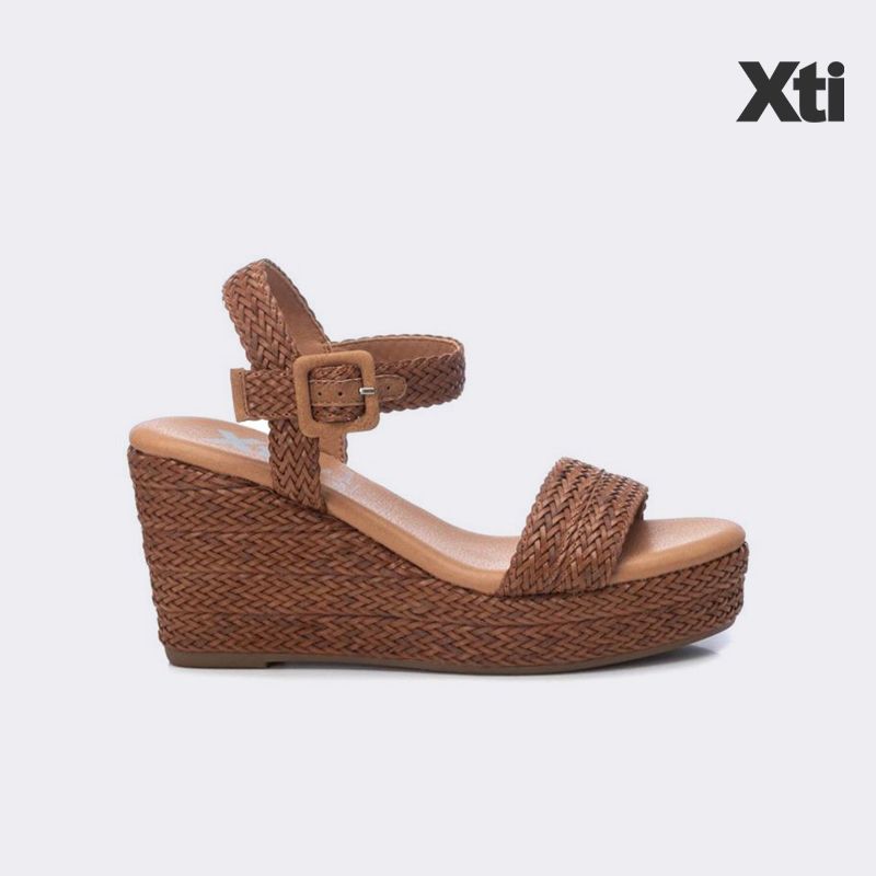 Giày Sandals Nữ XTI Camel Pu Ladies Sandals