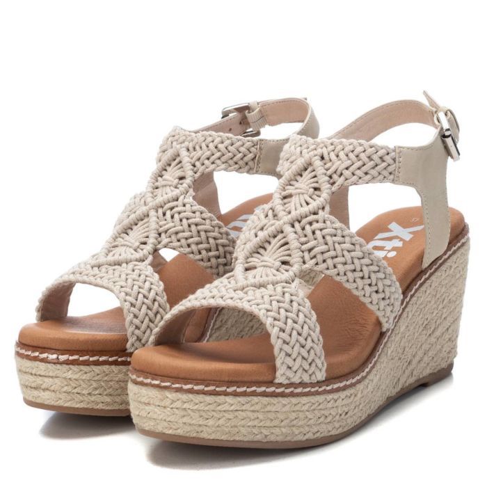 Giày Sandal Nữ Xti Beige Textile Ladies Sandals