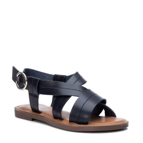  Giày Đế Bệt Nữ XTI Black Pu Ladies Sandals 