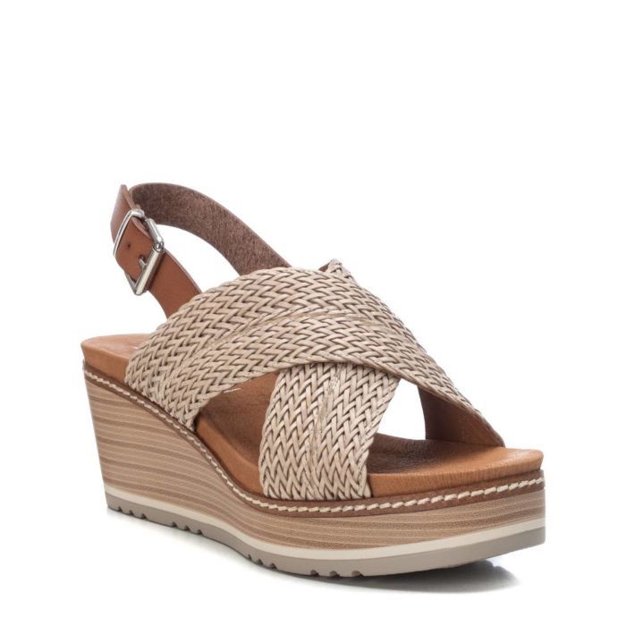 Giày Sandals Nữ XTI Beige Pu Ladies Sandals
