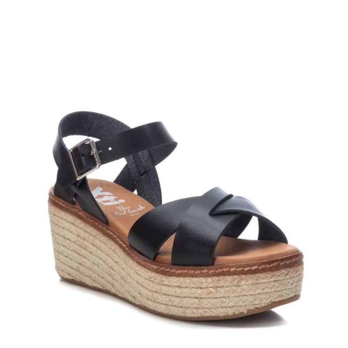Giày Sandal Nữ Xti Black Pu Ladies Sandals