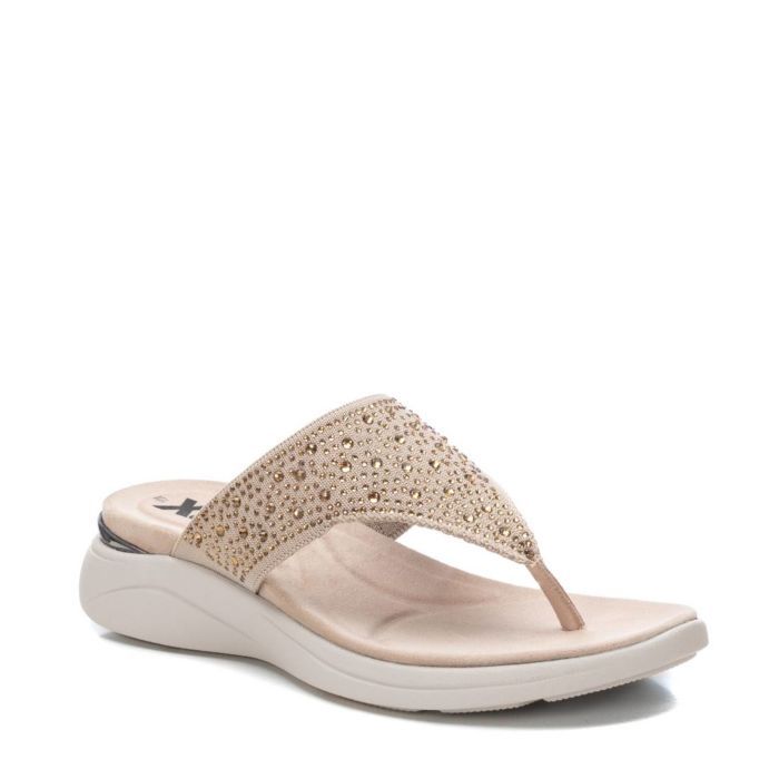 Dép Nữ Xti Beige Textile Ladies Sandals