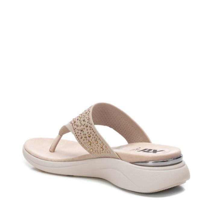Dép Nữ Xti Beige Textile Ladies Sandals