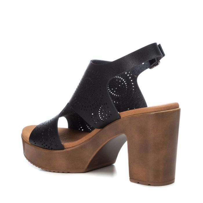 Giày Sandal Nữ Xti Black Pu Ladies Sandals