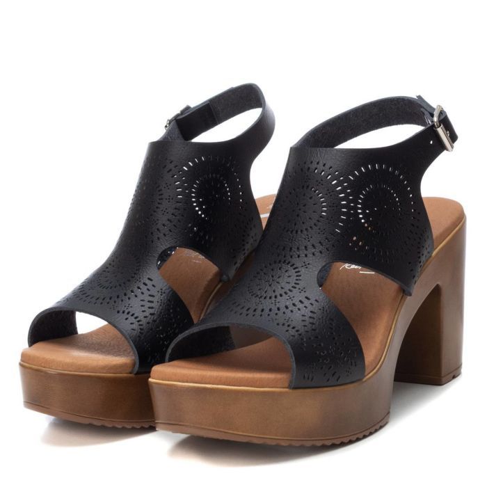 Giày Sandal Nữ Xti Black Pu Ladies Sandals