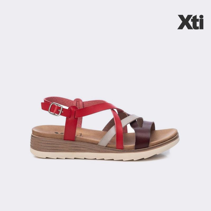 Giày Sandal Nữ Xti Red Pu Ladies Sandals