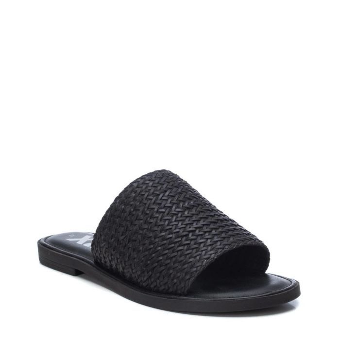 Dép Nữ Xti Black Pu Ladies Sandals