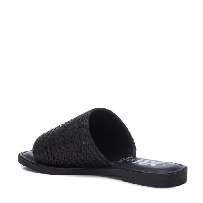 Dép Nữ Xti Black Pu Ladies Sandals