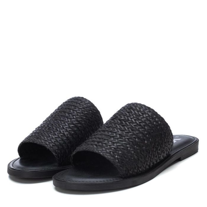 Dép Nữ Xti Black Pu Ladies Sandals