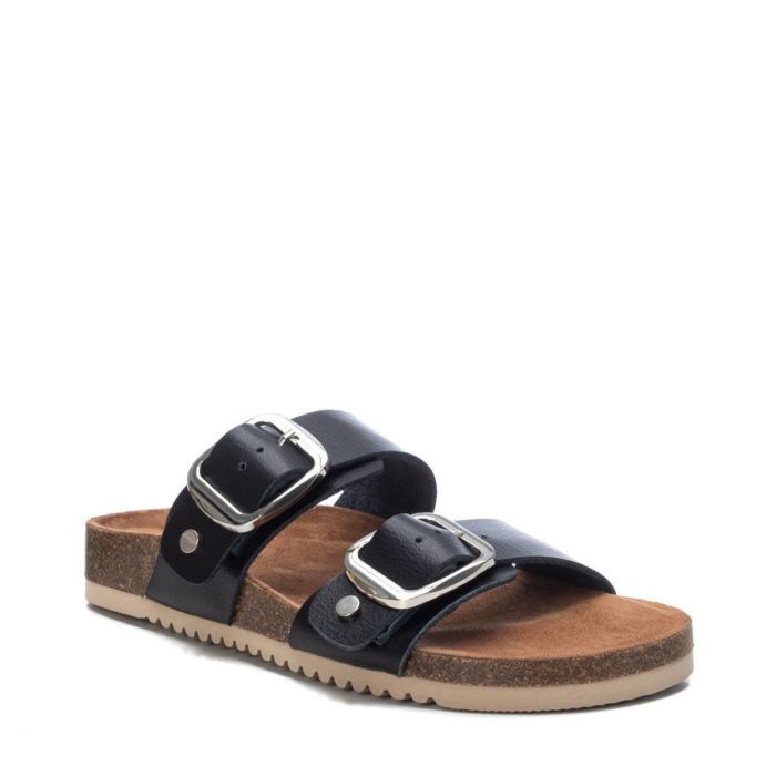 Dép Nữ Xti Black Pu Ladies Sandals